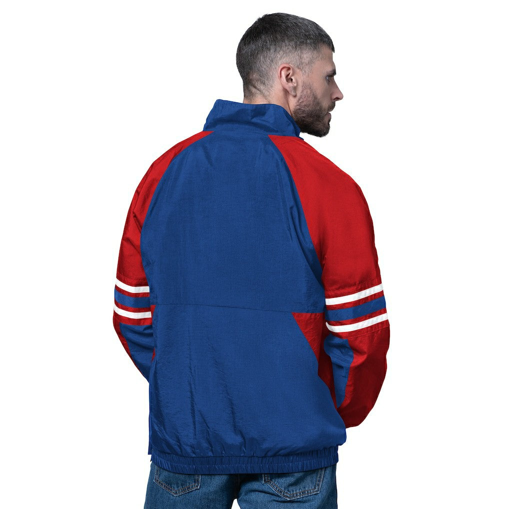 Buffalo Bills Starter Vintage Logo Prospect Half-Zip Pullover - Royal outlet