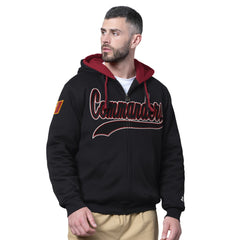 Washington Commanders Starter Big Shot Full-Zip Double Hoodie - Black sale