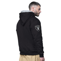 Las Vegas Raiders Starter Big Shot Full-Zip Double Hoodie - Black online