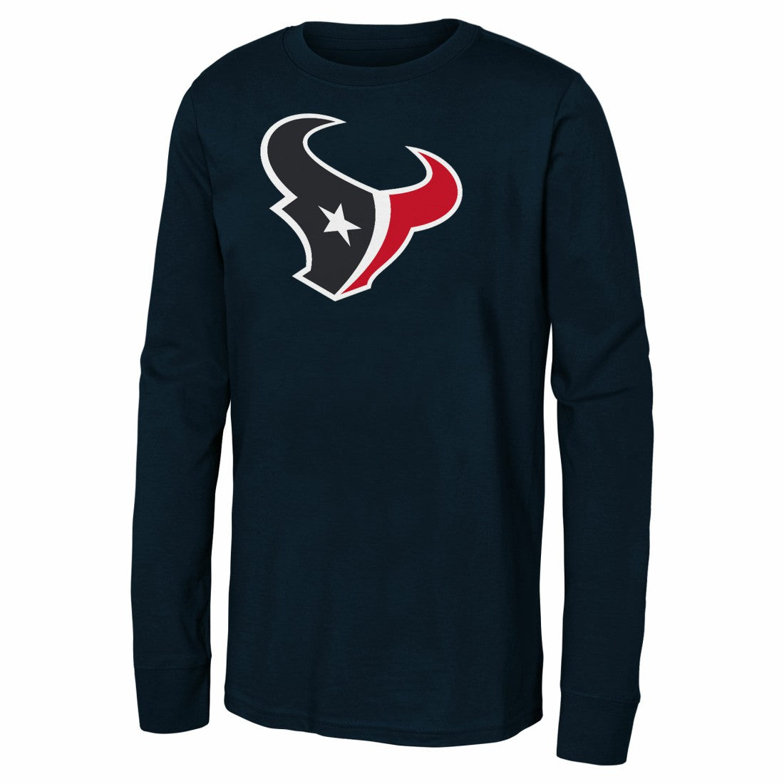 Houston Texans Youth Primary Logo Long Sleeve T-Shirt - Navy on sale