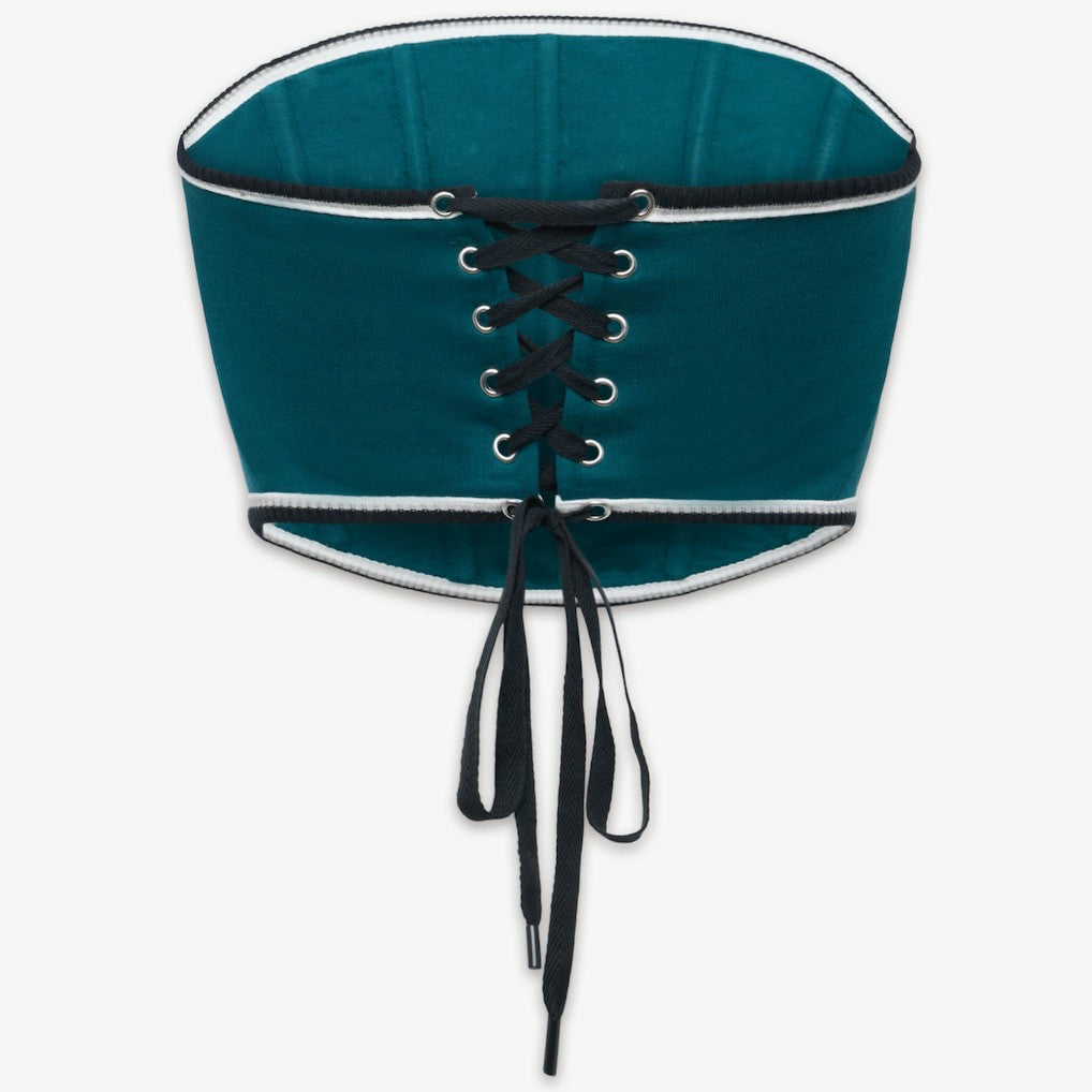 Philadelphia Eagles Off Season x NFL Women's Fleece Corset - Dark Green discount