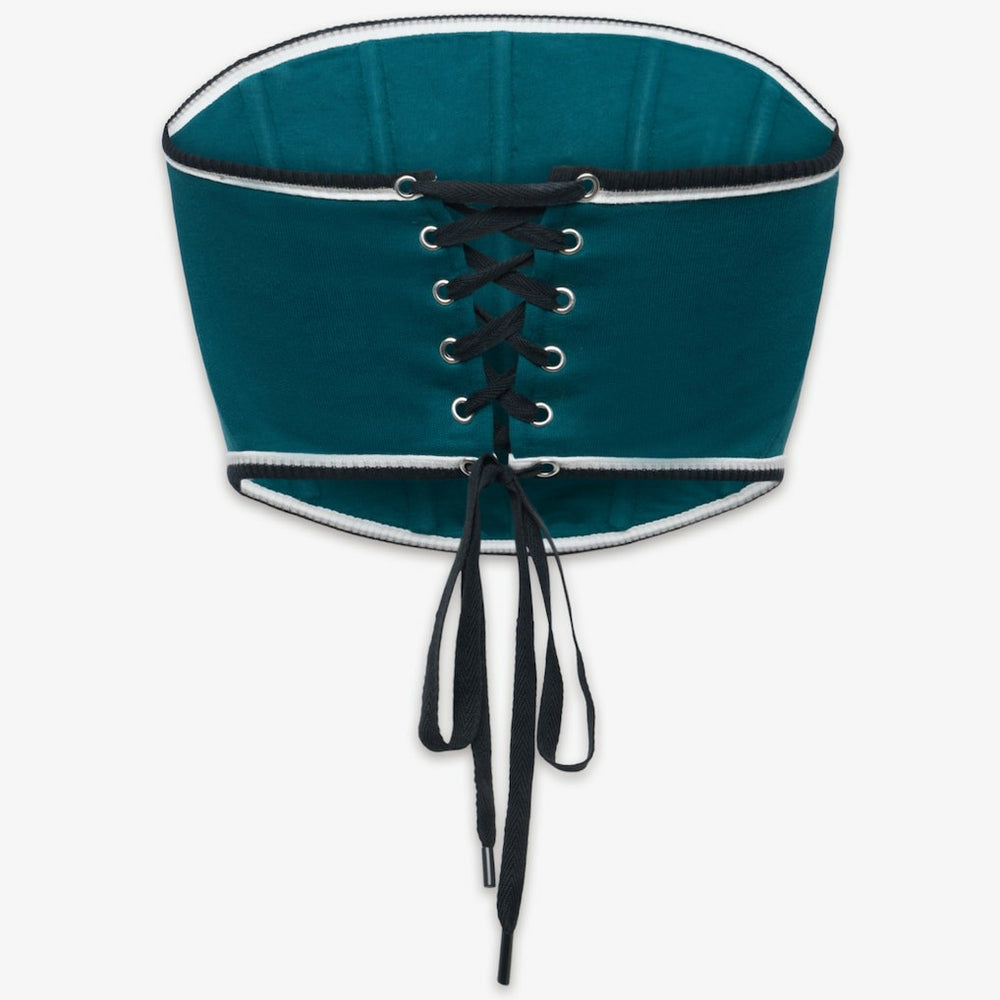 Philadelphia Eagles Off Season x NFL Women's Fleece Corset - Dark Green discount