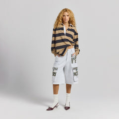 Green Bay Packers Off Season x NFL Women's Fleece Cargo Shorts - Heather Gray online