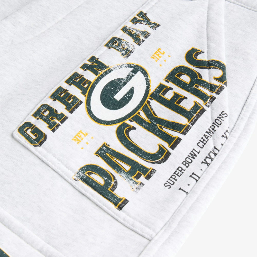 Green Bay Packers Off Season x NFL Women's Fleece Cargo Shorts - Heather Gray online