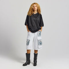 Philadelphia Eagles Off Season x NFL Women's Fleece Cargo Shorts - Heather Gray cheap