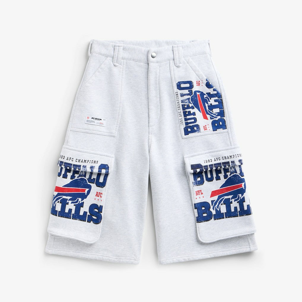 Buffalo Bills Off Season x NFL Women's Fleece Cargo Shorts - Heather Gray online