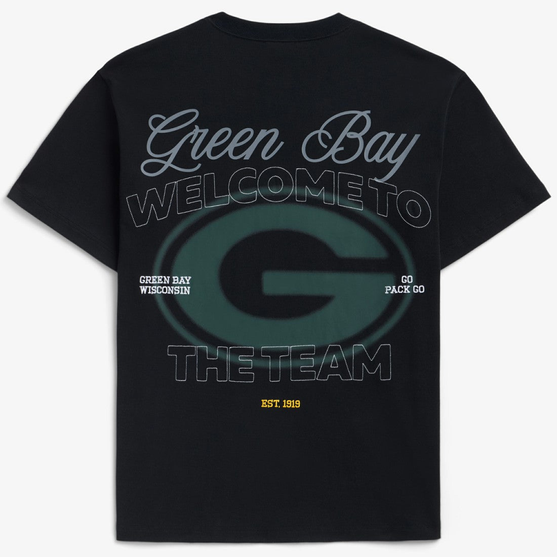 Green Bay Packers Off Season x NFL Unisex Graphic T-Shirt - Black online