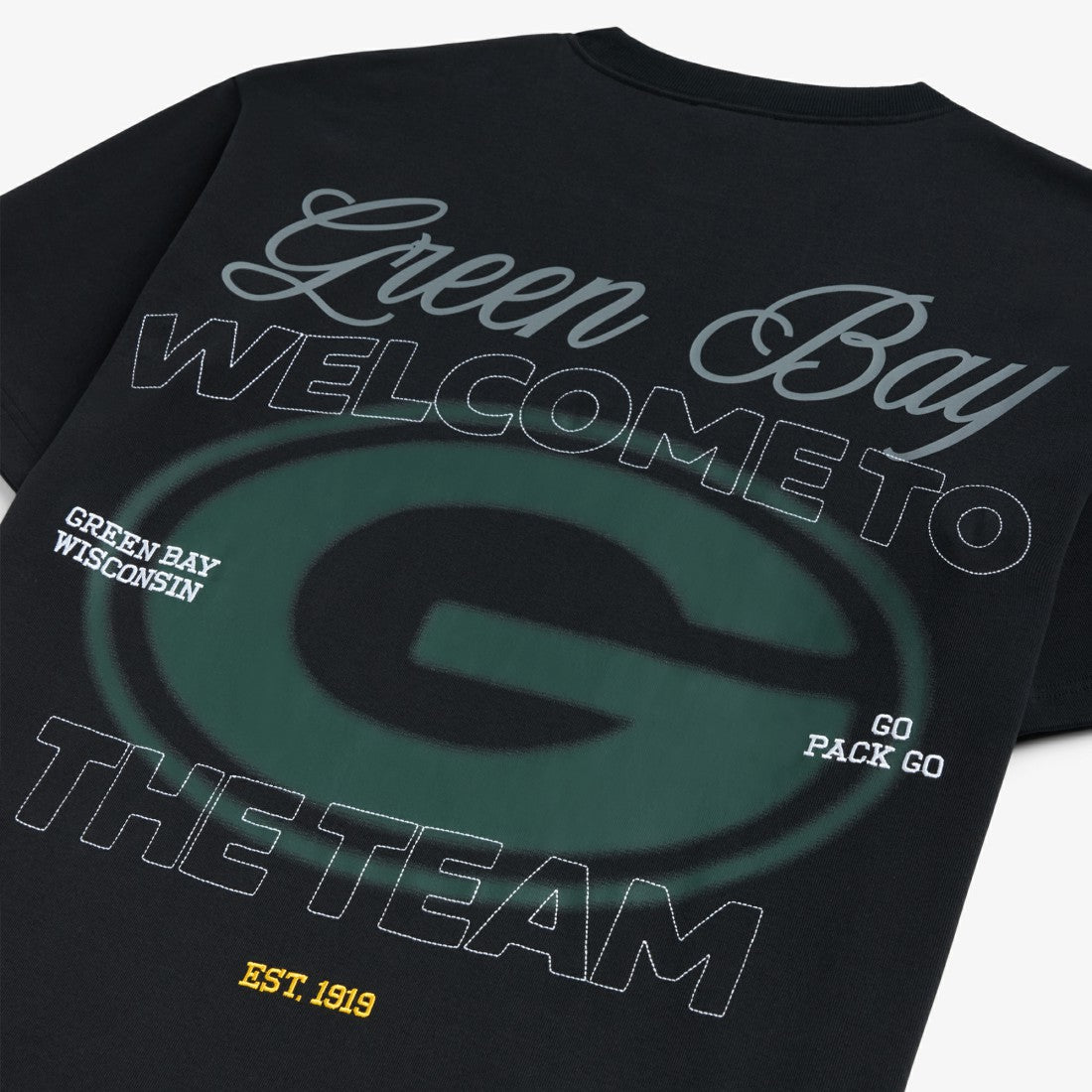 Green Bay Packers Off Season x NFL Unisex Graphic T-Shirt - Black online