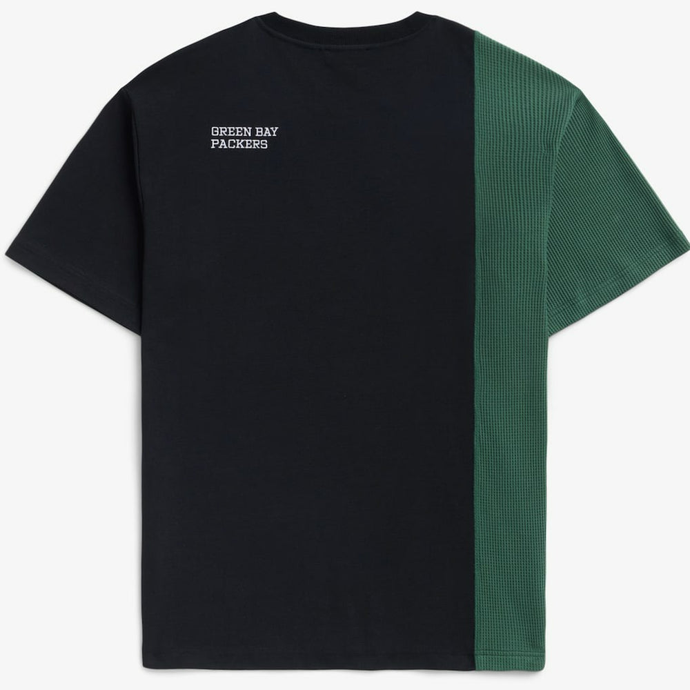Green Bay Packers Off Season x NFL Unisex Spliced T-Shirt - Black cheap