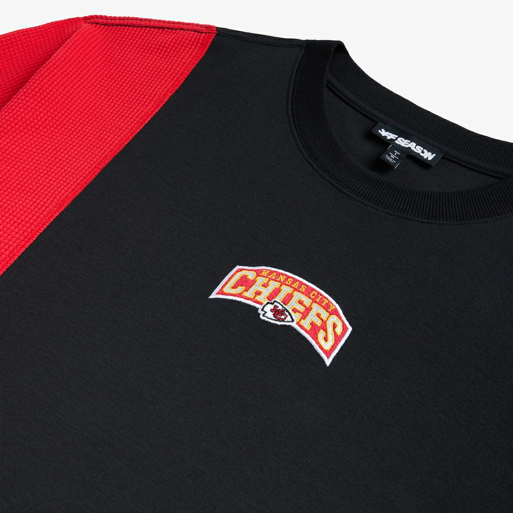 Kansas City Chiefs Off Season x NFL Unisex Spliced T-Shirt - Black online