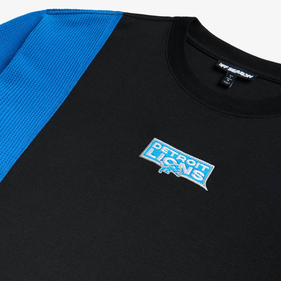 Detroit Lions Off Season x NFL Unisex Spliced T-Shirt - Black cheap