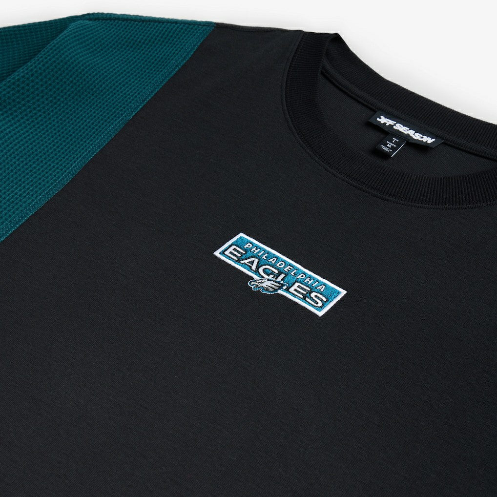 Philadelphia Eagles Off Season x NFL Unisex Spliced T-Shirt - Black cheap