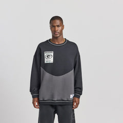Green Bay Packers Off Season x NFL Unisex Fleece Sweatshirt - Black for sale