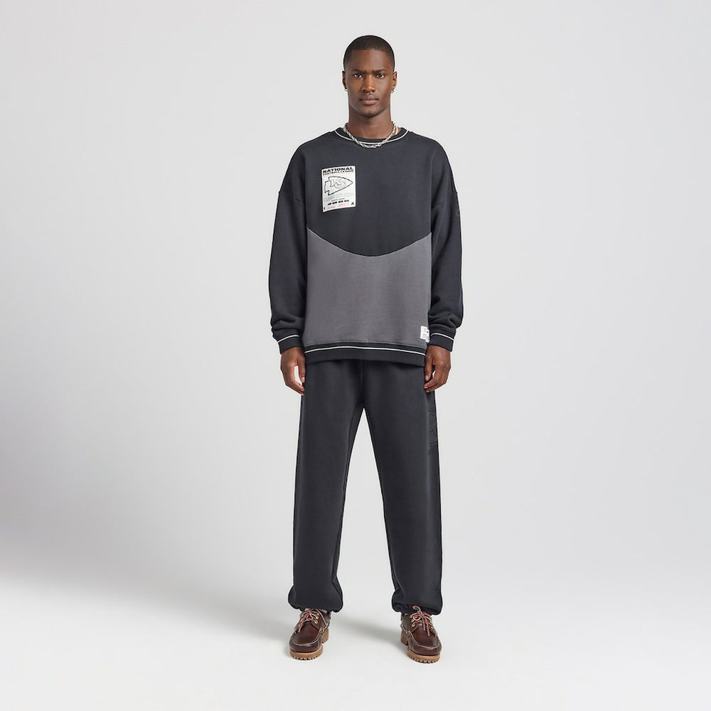 Kansas City Chiefs Off Season x NFL Unisex Fleece Sweatshirt - Black for sale