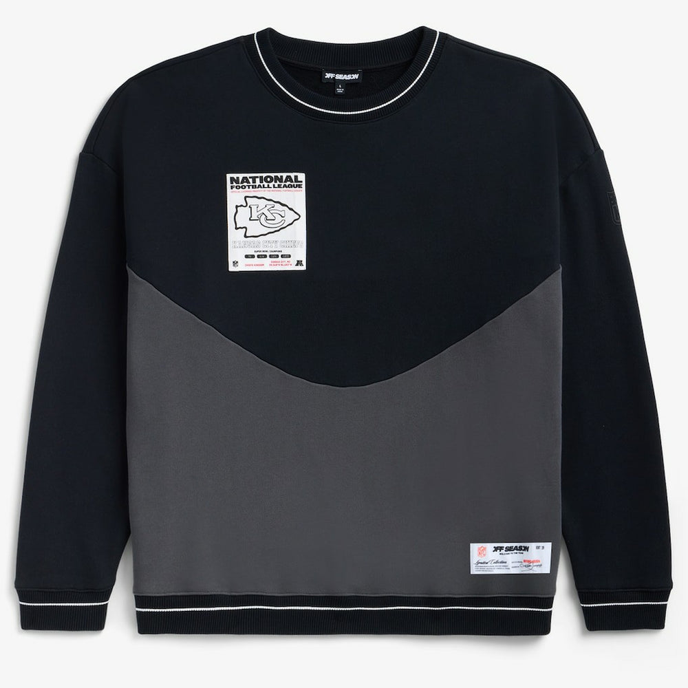 Kansas City Chiefs Off Season x NFL Unisex Fleece Sweatshirt - Black for sale