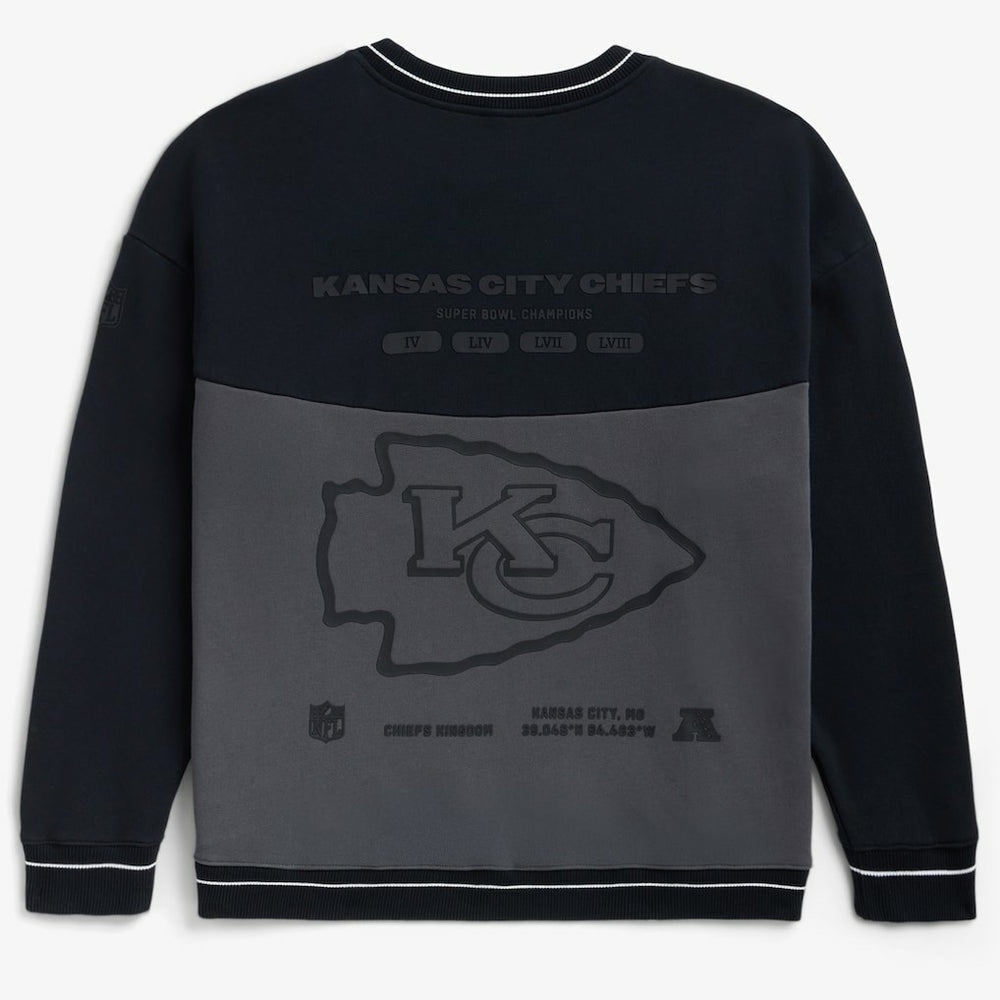 Kansas City Chiefs Off Season x NFL Unisex Fleece Sweatshirt - Black for sale