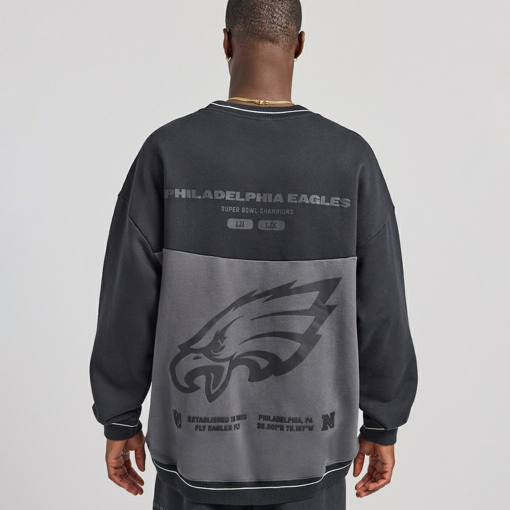 Philadelphia Eagles Off Season x NFL Unisex Fleece Sweatshirt - Black on sale