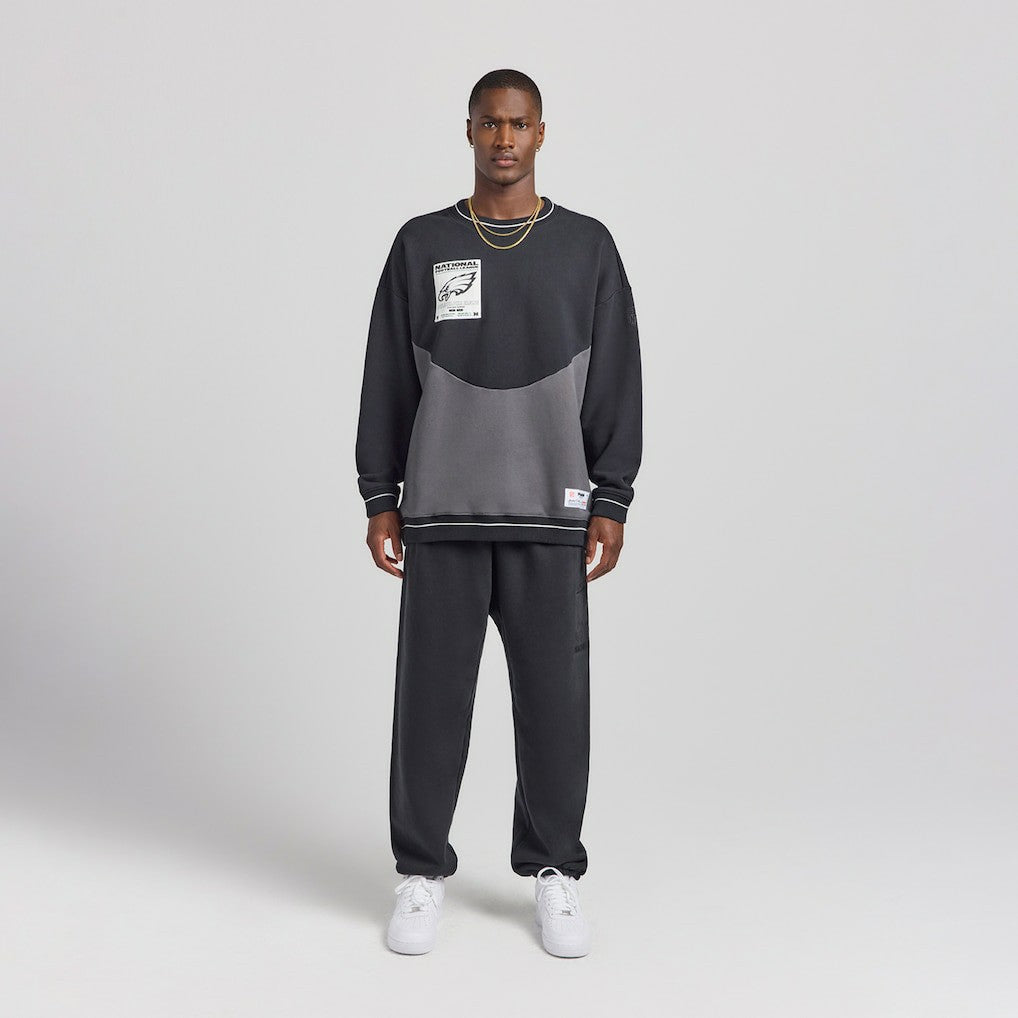 Philadelphia Eagles Off Season x NFL Unisex Fleece Sweatshirt - Black on sale