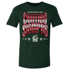 Mexico National Team 500 Level Contigo Siempre Vintage T-Shirt - Forest Green on sale