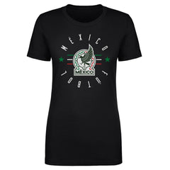 Mexico National Team 500 Level Women's Futbol T-Shirt - Black cheap