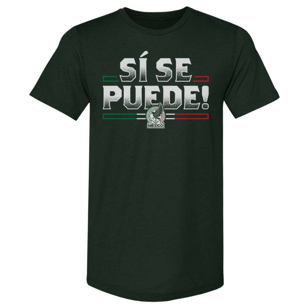Mexico National Team 500 Level Si Se Puede Premium Tri-Blend T-Shirt - Forest Green discount