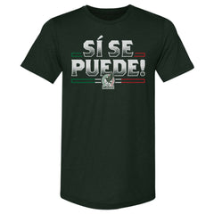 Mexico National Team 500 Level Si Se Puede Premium Tri-Blend T-Shirt - Forest Green discount