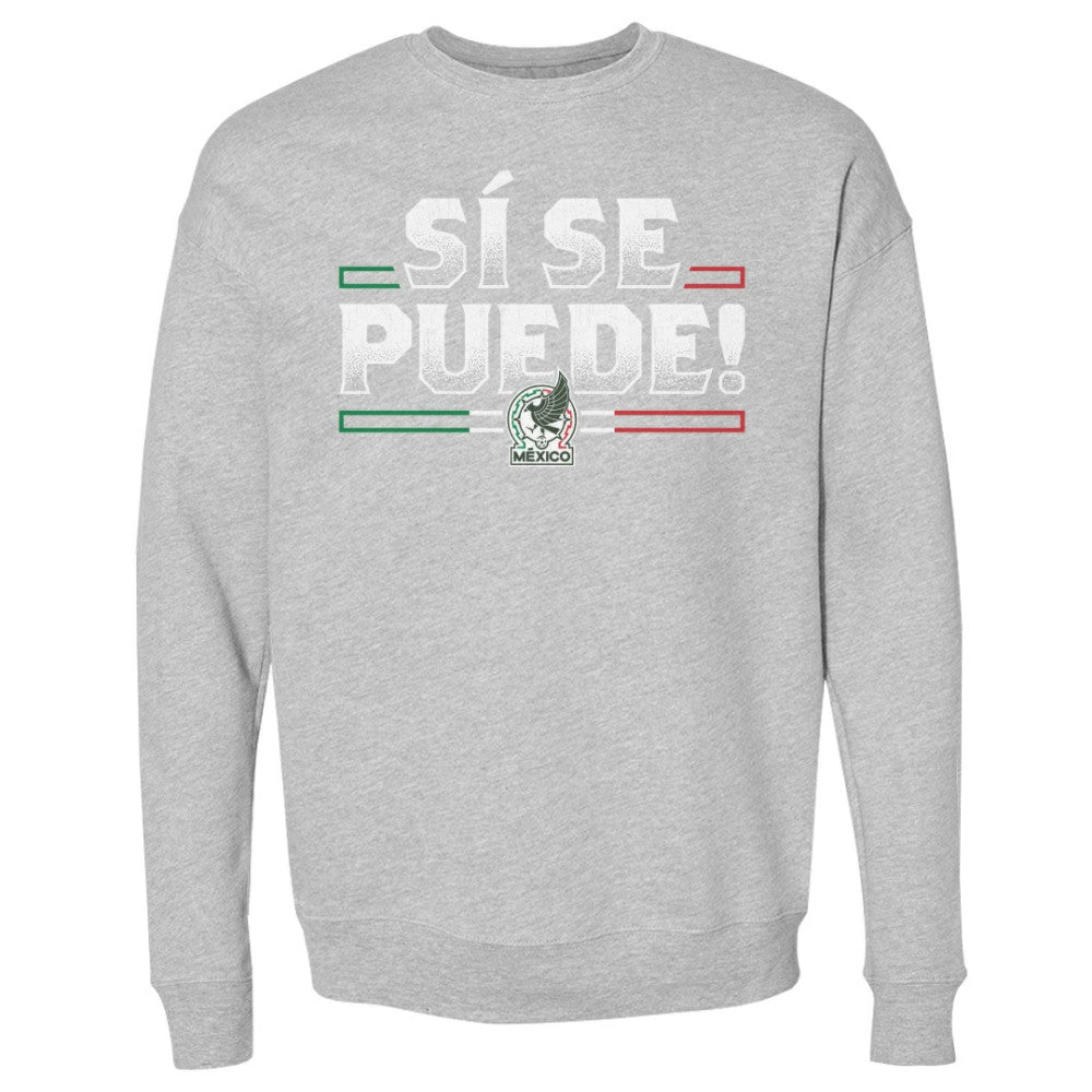 Mexico National Team 500 Level Si Se Puede Pullover Sweatshirt - Heather Gray sale