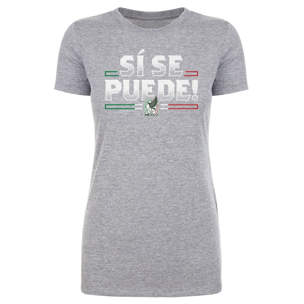 Mexico National Team 500 Level Women's Si Se Puede T-Shirt - Heather Gray sale
