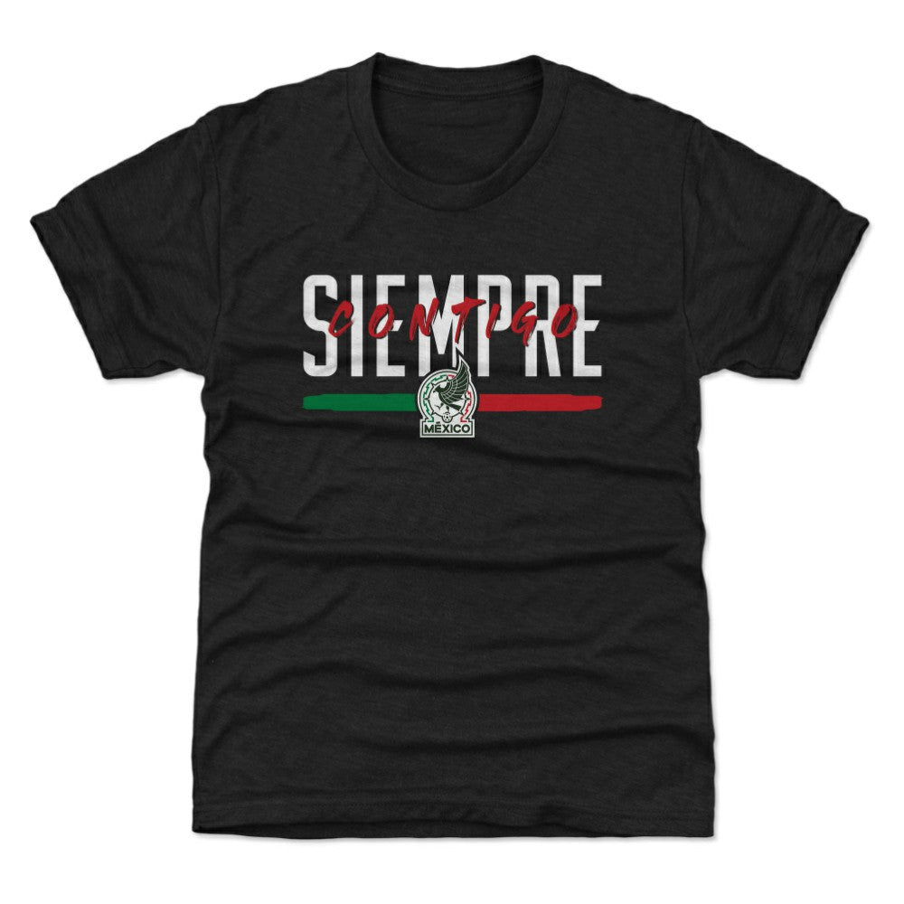 Mexico National Team 500 Level Youth Siempre Contigo T-Shirt - Black online