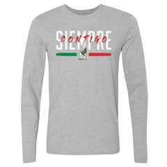 Mexico National Team 500 Level Siempre Contigo Long Sleeve T-Shirt - Heather Gray on sale