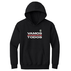 Mexico National Team 500 Level Youth Vamos Todos Pullover Hoodie - Black for sale
