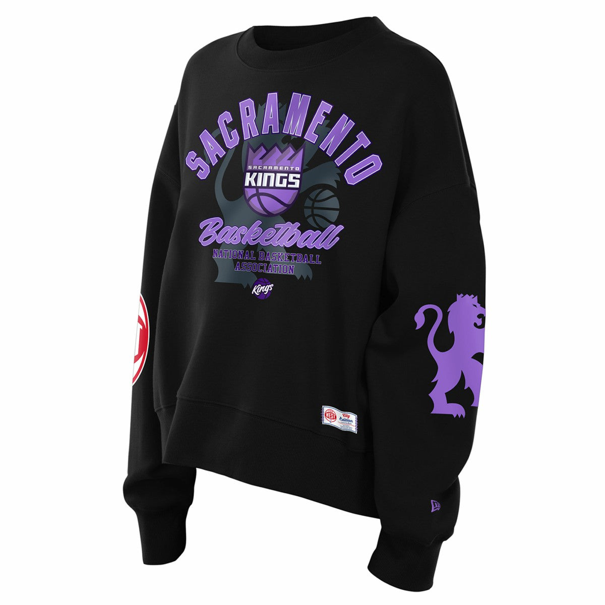 Sacramento Kings Women's 2025/26 City Edition Sweatshirt - Black | New Era on sale