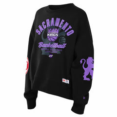 Sacramento Kings Women's 2025/26 City Edition Sweatshirt - Black | New Era on sale
