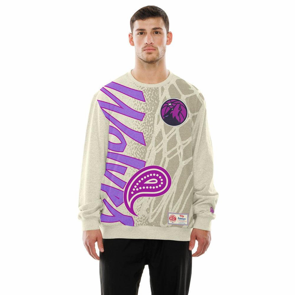 Minnesota Timberwolves 2025/26 City Edition Sweatshirt - Tan | New Era discount