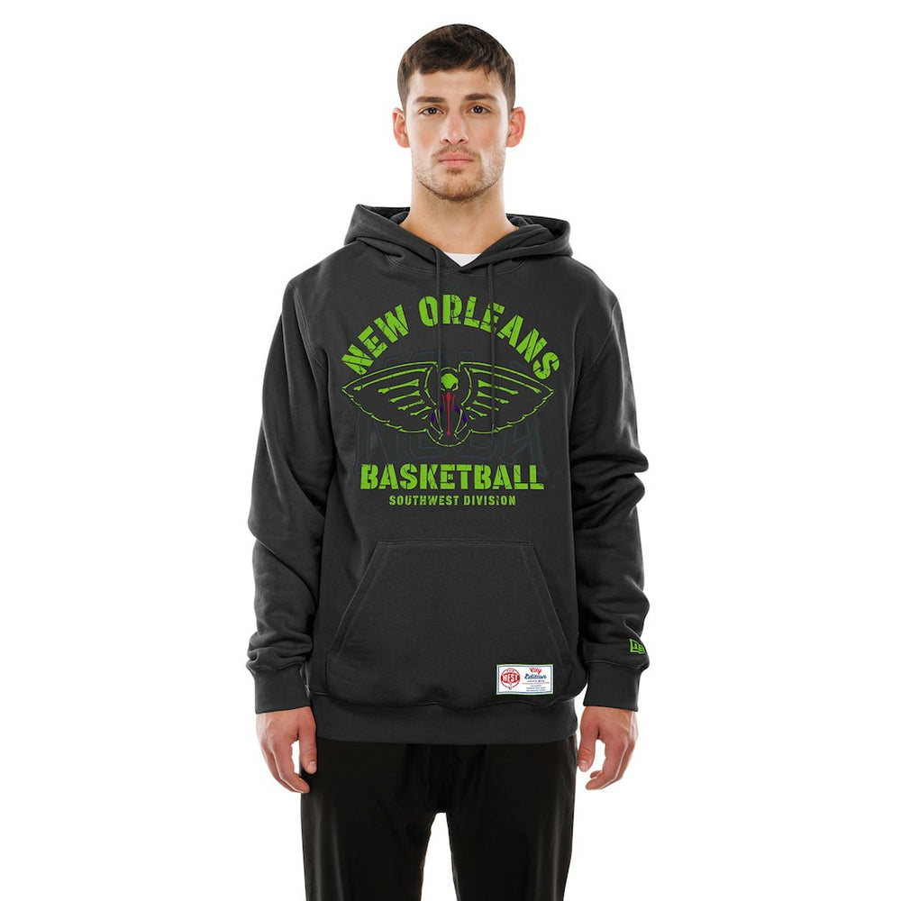 New Orleans Pelicans 2025/26 City Edition Fleece Hoodie - Black | New Era sale