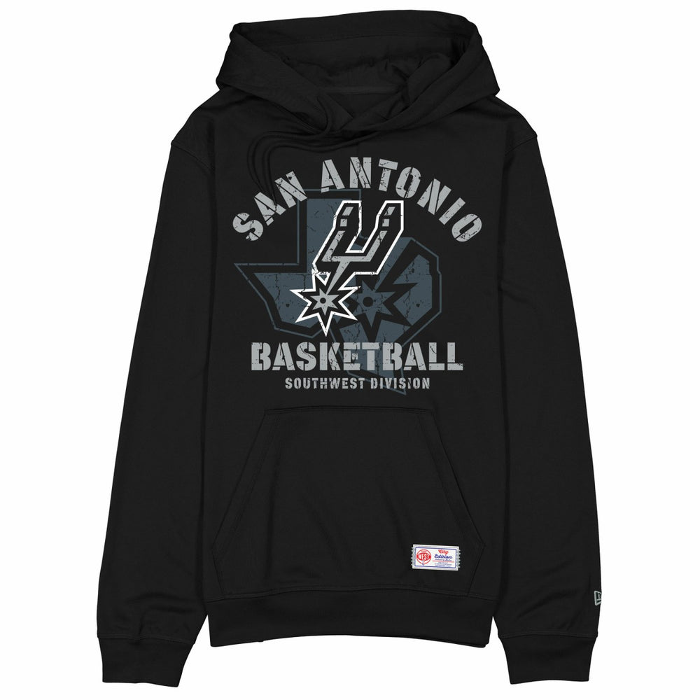 San Antonio Spurs 2025/26 City Edition Fleece Hoodie - Black | New Era cheap