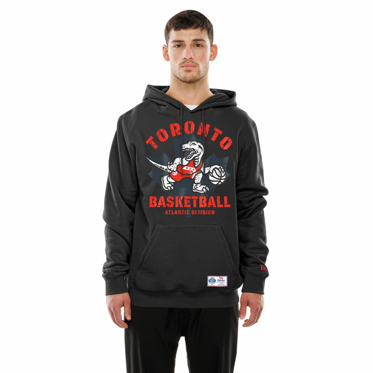 Toronto Raptors 2025/26 City Edition Fleece Hoodie - Black | New Era outlet