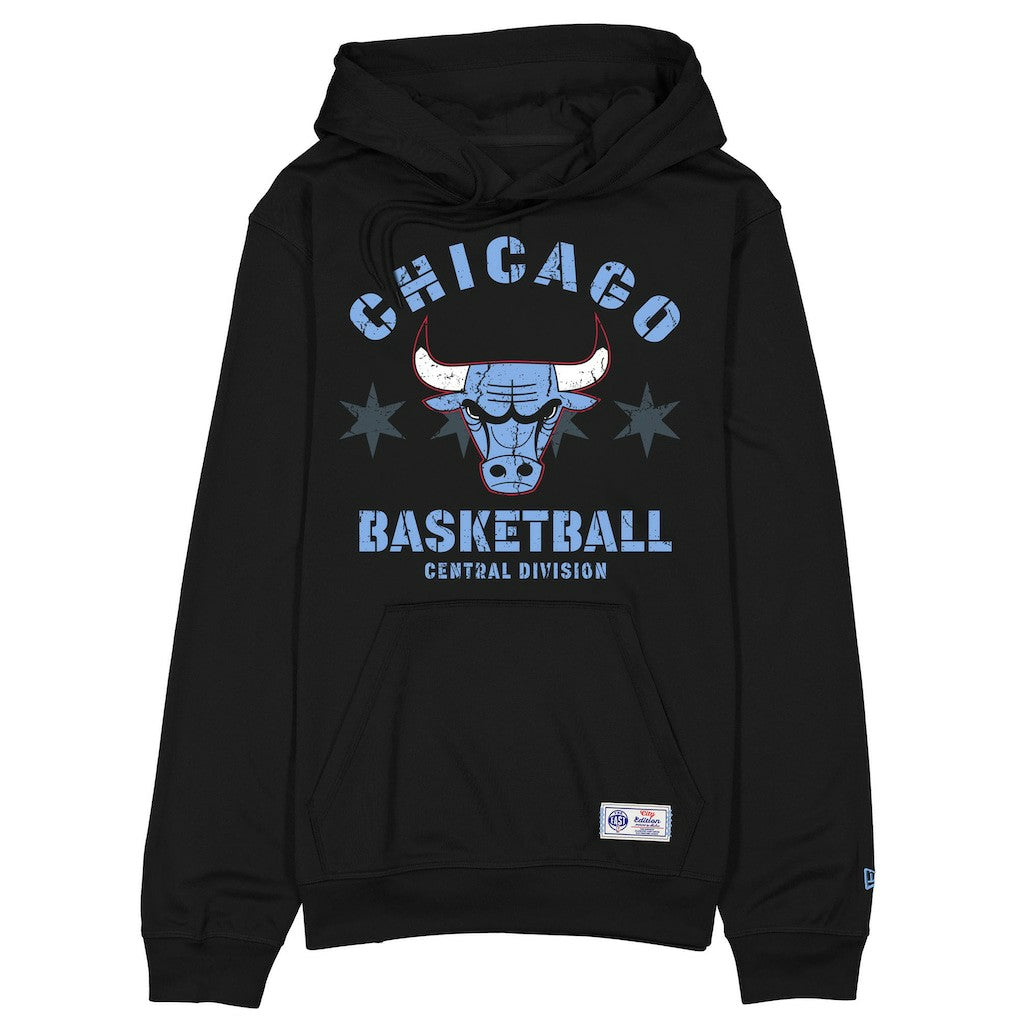 Chicago Bulls 2025/26 City Edition Fleece Hoodie - Black | New Era sale