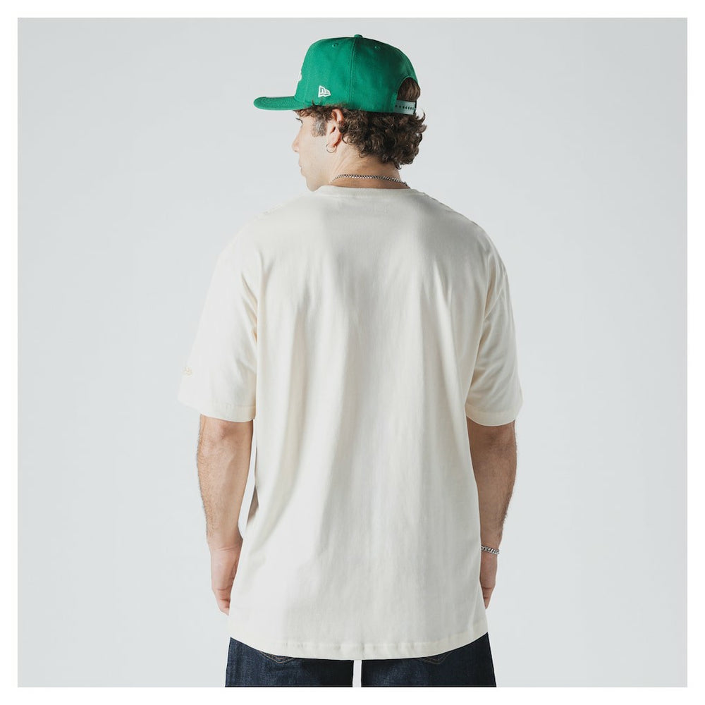 Boston Celtics Oversized City Edition Remix Vintage T-Shirt - Cream | New Era outlet
