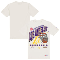 Los Angeles Lakers Oversized City Edition Remix Vintage T-Shirt - Cream | New Era cheap