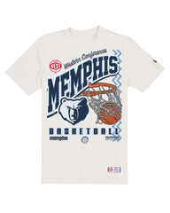 Memphis Grizzlies Oversized City Edition Remix Vintage T-Shirt - Cream | New Era sale