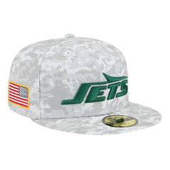 New York Jets New Era 2025 Salute to Service Fan Pack 59FIFTY Fitted Hat - White on sale