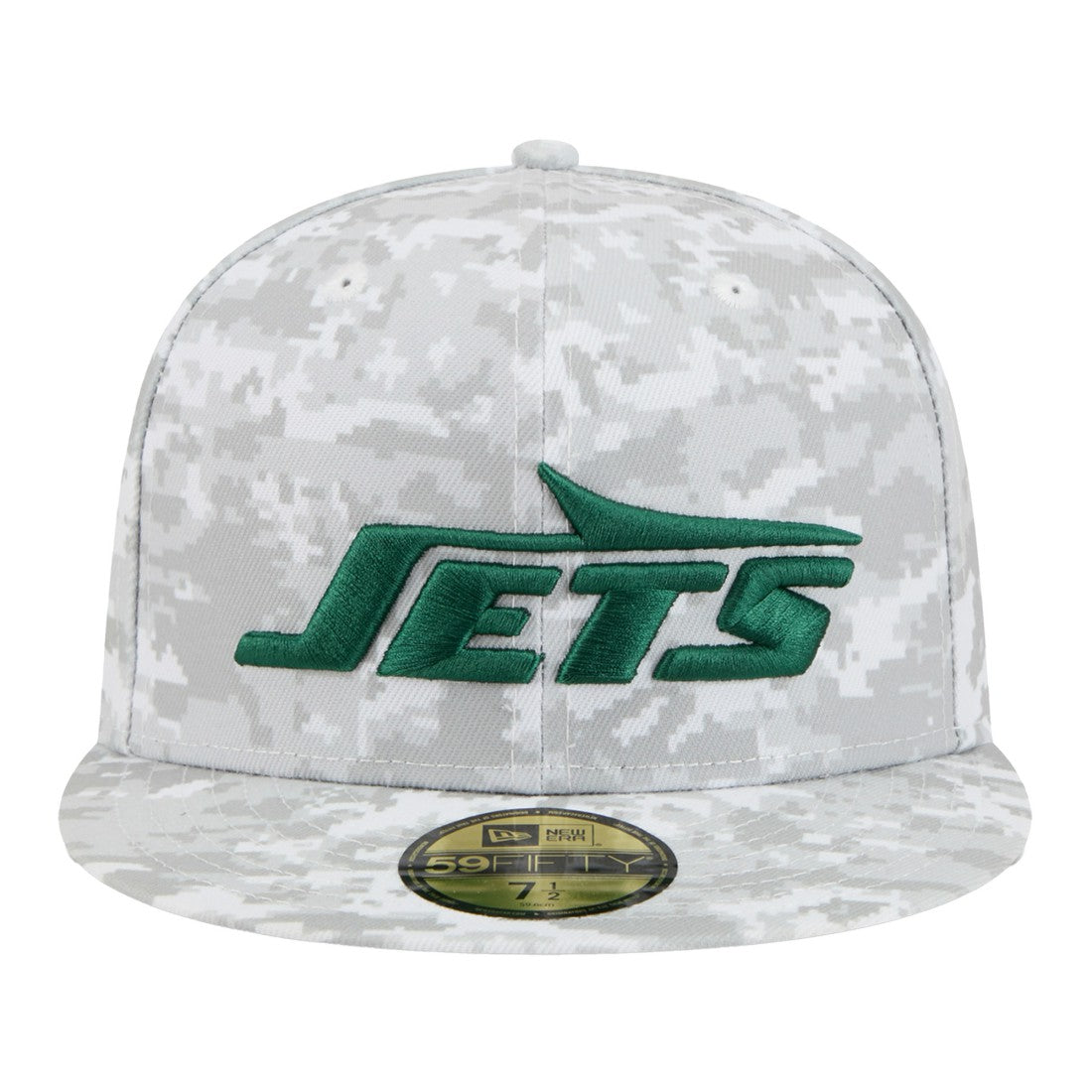 New York Jets New Era 2025 Salute to Service Fan Pack 59FIFTY Fitted Hat - White on sale