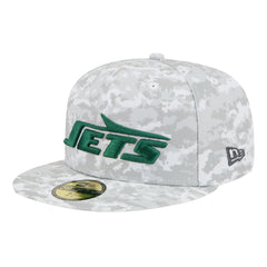 New York Jets New Era 2025 Salute to Service Fan Pack 59FIFTY Fitted Hat - White on sale