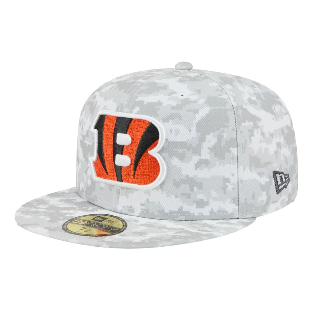 Cincinnati Bengals New Era 2025 Salute to Service Fan Pack 59FIFTY Fitted Hat - White outlet