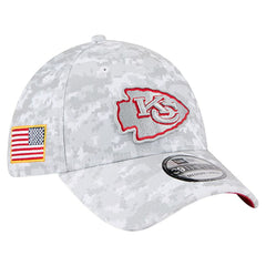 Kansas City Chiefs New Era 2025 Salute to Service Digital Camo Fan Pack 39THIRTY Flex Hat - White cheap