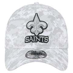 New Orleans Saints New Era 2025 Salute to Service Digital Camo Fan Pack 39THIRTY Flex Hat - White on sale