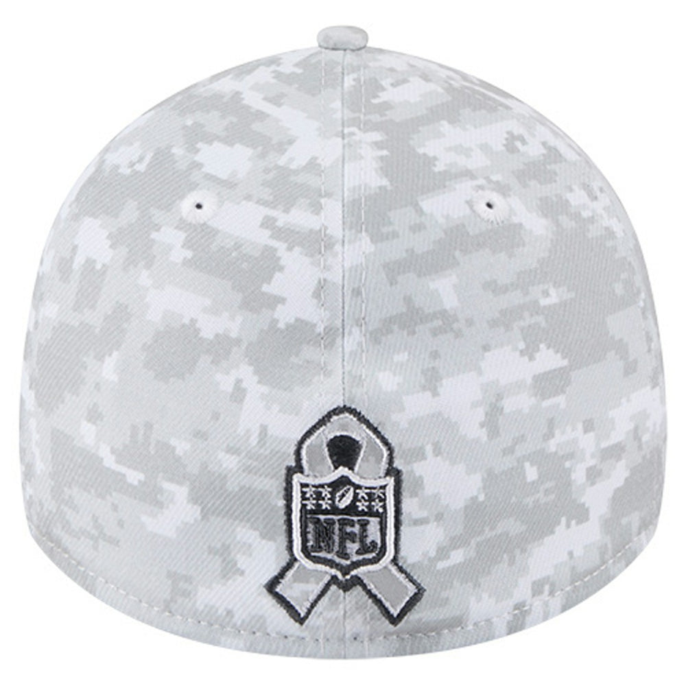 New York Jets New Era 2025 Salute to Service Digital Camo Fan Pack 39THIRTY Flex Hat - White online