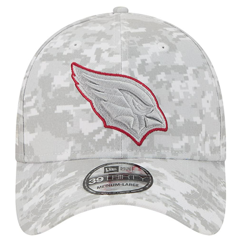 Arizona Cardinals New Era 2025 Salute to Service Digital Camo Fan Pack 39THIRTY Flex Hat - White discount