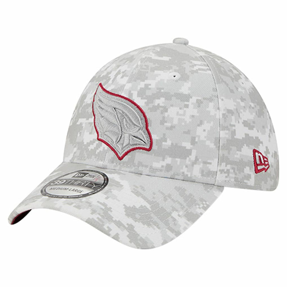 Arizona Cardinals New Era 2025 Salute to Service Digital Camo Fan Pack 39THIRTY Flex Hat - White discount